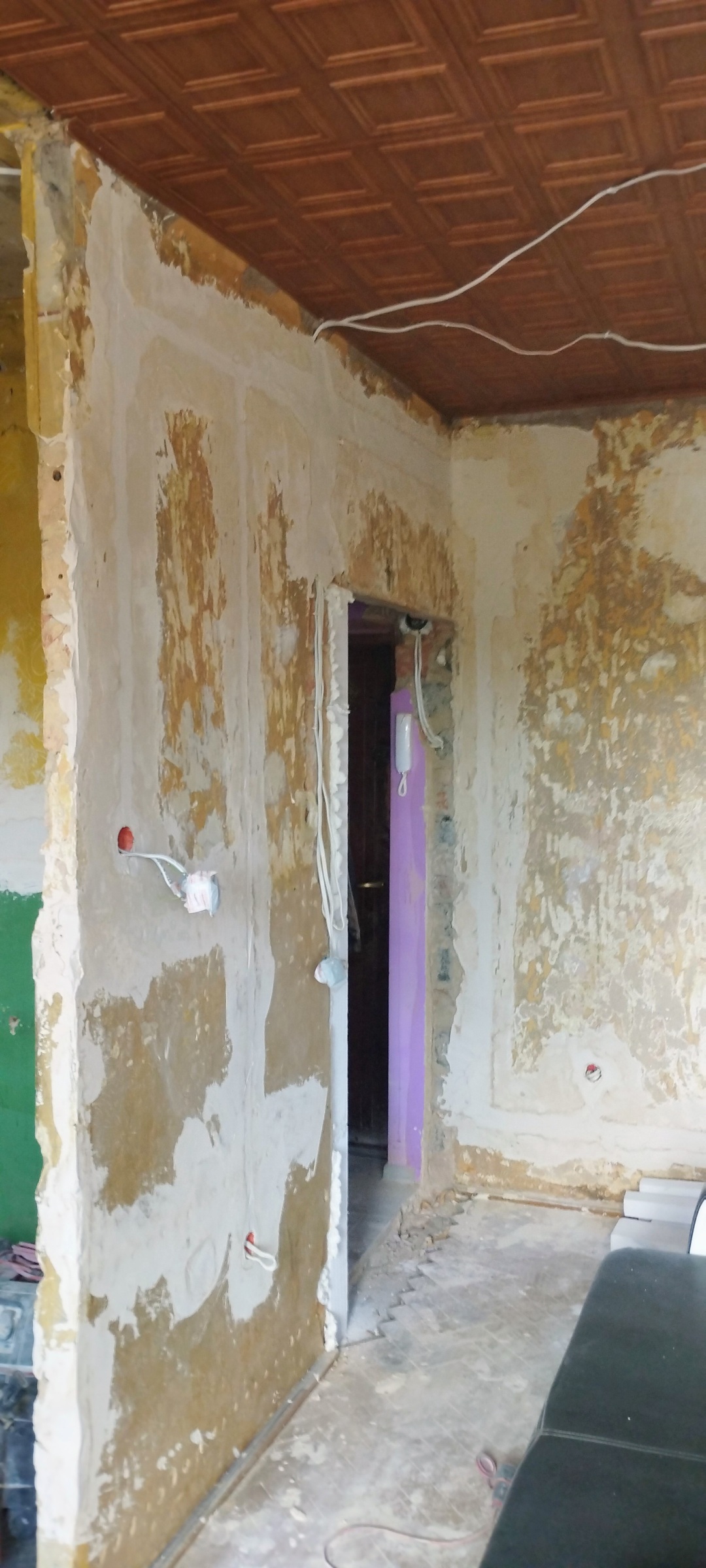 Przed realizacją Remont pokoju w mieszkaniu – Piotrków Trybunalski — Piotrków Trybunalski